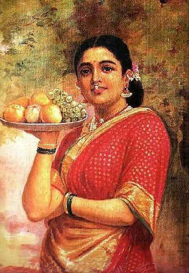 Raja Ravi Varma The Maharashtrian Lady